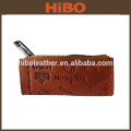 Durable Vintage Genuine Leather Soft Pencil Bag Case Box